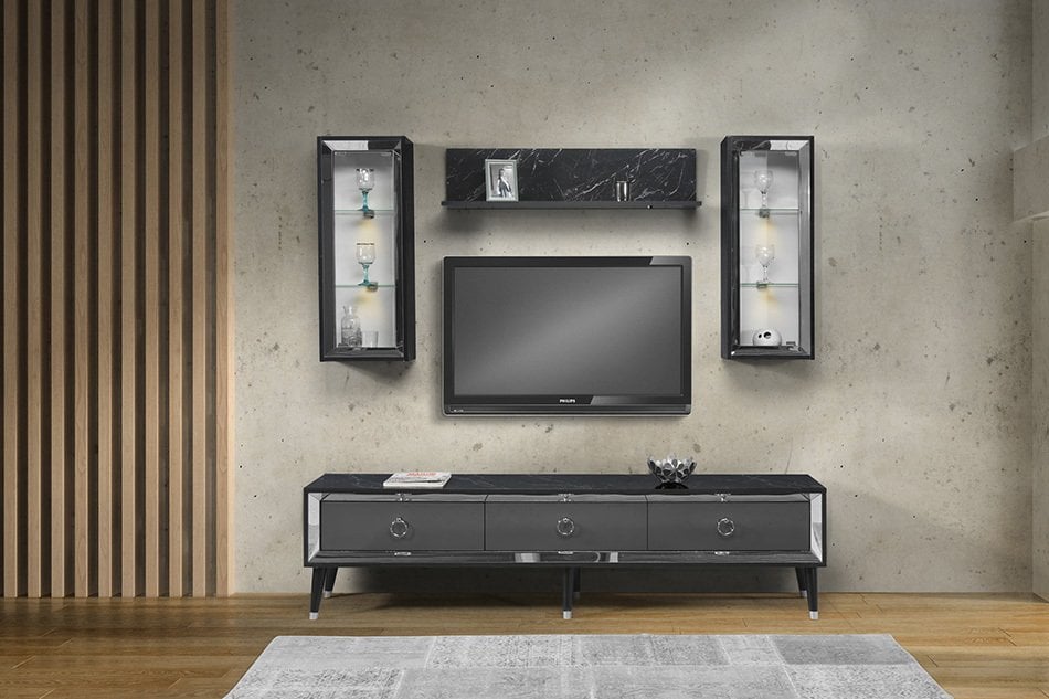 Gümüş Çıta Tv Ünitesi Takımı